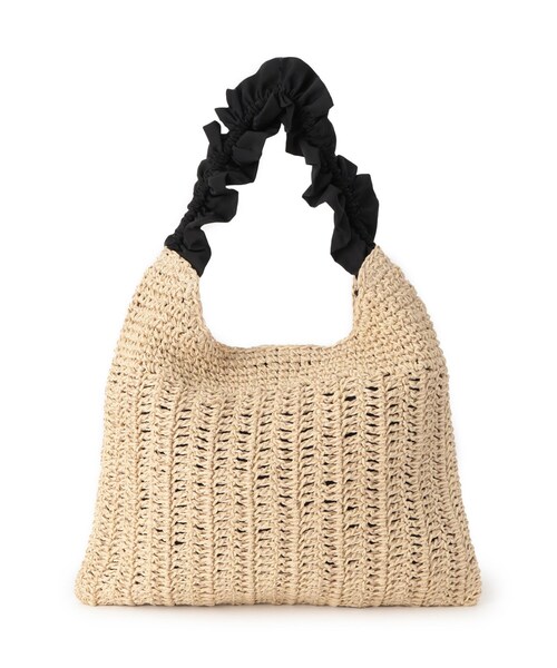 SHOO・LA・RUE(シューラルー)の「ペーパーフリルトートバッグ(トートバッグ・レディース・ブラック/イエロー/ネイビー・00)」の14枚目の写真