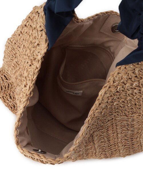 SHOO・LA・RUE(シューラルー)の「ペーパーフリルトートバッグ(トートバッグ・レディース・ブラック/イエロー/ネイビー・00)」の10枚目の写真