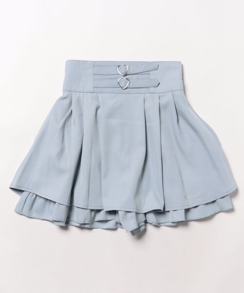 PINKHUNT（ピンクハント）の「PINKHUNT ピンクハント ダブルベルト フレアスカート風ショートパンツ 0698K（その他パンツ・キッズ・ブラック/スカイブルー系1・120cm/130cm/140cm/150cm/160cm）」の13枚目の写真