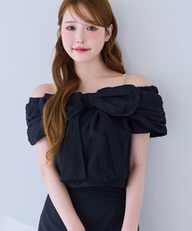【美品】 TOMASO トマソ レーストップス ビジュー 黒トップス ブラック KOEISTORE ニットトップス レディース 春 夏 春夏 白 黒 長袖