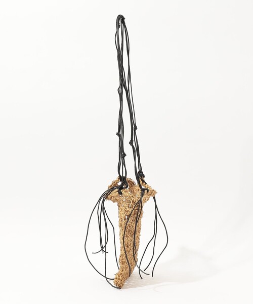 TOMORROWLAND （トゥモローランド）の「MANY RHIZOME RYE NET ショルダーバッグ（かごバッグ・レディース・ダークブラウン・FREE）」の7枚目の写真