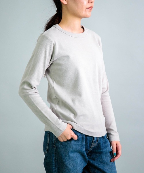 OMNIGOD womens / オムニゴッド] KLフライス ロングスリーブTシャツ