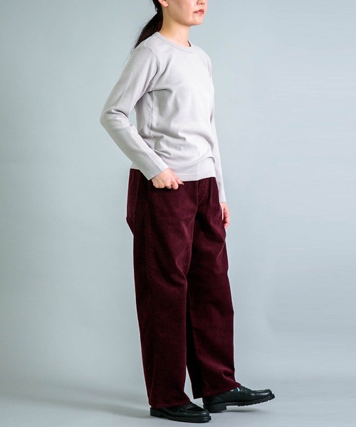 OMNIGOD（オムニゴッド）の「[OMNIGOD womens / オムニゴッド] KLフライス ロングスリーブＴシャツ（Tシャツ/カットソー・レディース・ブラック/グリーン/ホワイト/ライトグレー・3/2）」の11枚目の写真