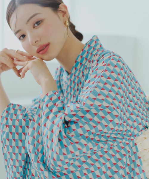 KOBE LETTUCE(コウベレタス)の「ワンピース浴衣セット(浴衣・レディース・B/E/F/A/D・M/TM/M-Long/M1)」の6枚目の写真