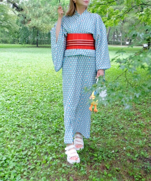 KOBE LETTUCE(コウベレタス)の「ワンピース浴衣セット(浴衣・レディース・B/E/F/A/D・M/TM/M-Long/M1)」の8枚目の写真