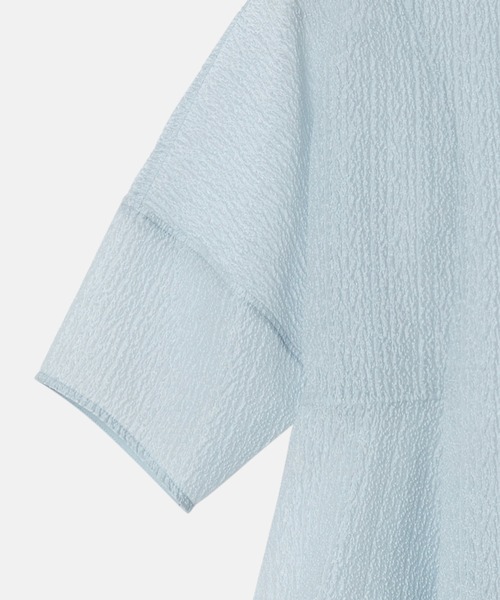 LE CIEL BLEU(ルシェルブルー)の「シアージャカードブラウス / Sheer Jacquard Blouse(シャツ/ブラウス・レディース・オフホワイト/ライトブルー/ブラック・38/36)」の19枚目の写真