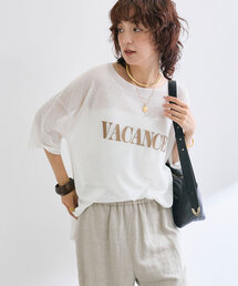 RIVE DROITE | 【遊び心◎】シアーロゴニット(ニット/セーター)