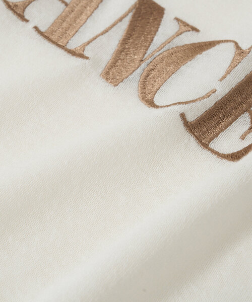 RIVE DROITE（リヴドロワ）の「【遊び心◎】シアーロゴニット（ニット/セーター・レディース・ブラック/ブラウン/オフホワイト・FREE）」の20枚目の写真