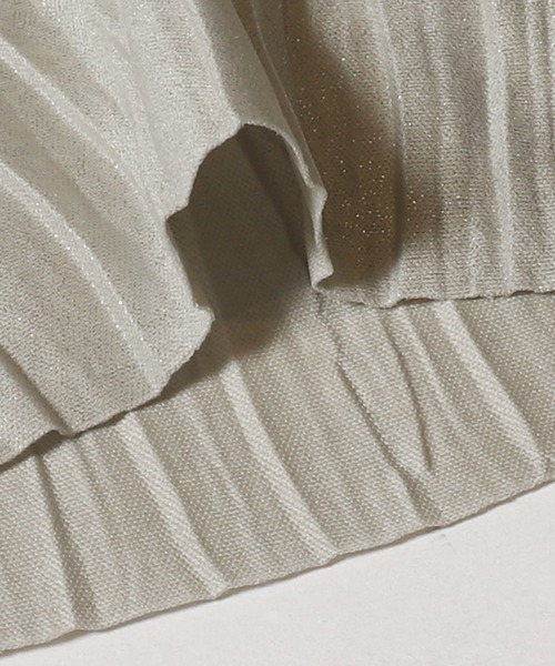 coca（coca）（コカ）の「キッズ 親子お揃いシャイニーウェーブプリーツパンツ（その他パンツ・キッズ・ブラウン/チャコール/グレイッシュベージュ/ネイビー・120/150/140/130）」の22枚目の写真