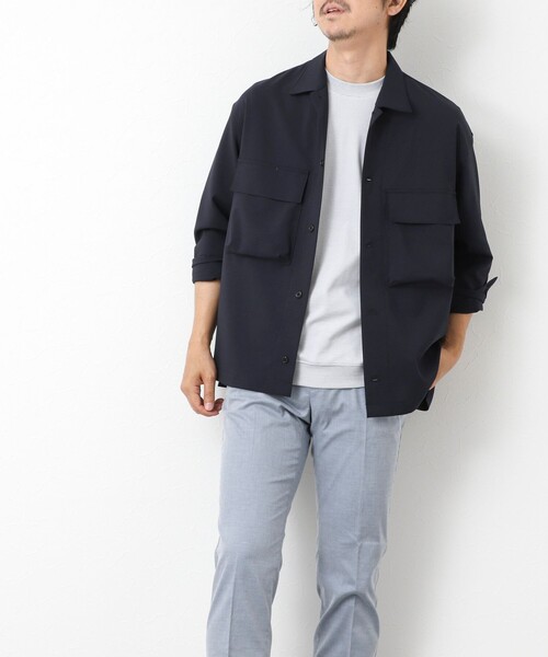 NOLLEY’S（ノーリーズ）の「《ビジカジ対応》【COOLMOTION】シャークスキン 接触冷感スリムフィット 25SS（チノパンツ・メンズ・サックスブルー/ネイビー/ベージュ/ライトグレー・S/M/L/XL/XXL）」の17枚目の写真