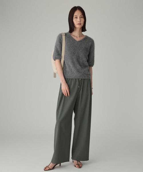 BABYLONE パンツ　ダークグレー　Fサイズ BABYLONE｜トリクシオンタックパンツ | Rakuten Fashion(楽天