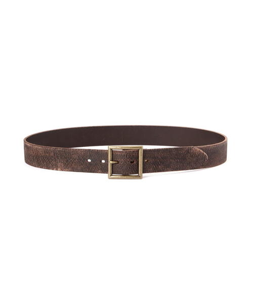 AVIREX（アヴィレックス）の「CRACK LEATHER BELT / クラックレザーベルト / AVIREX / アヴィレックス（ベルト・メンズ・ブラウン/ブラック・L/M）」の16枚目の写真