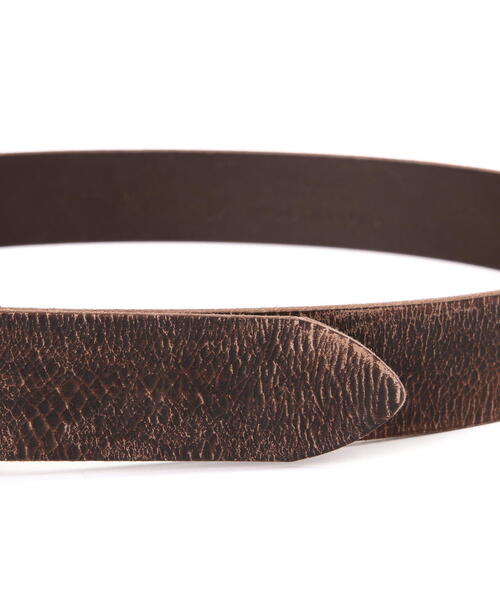 AVIREX（アヴィレックス）の「CRACK LEATHER BELT / クラックレザーベルト / AVIREX / アヴィレックス（ベルト・メンズ・ブラウン/ブラック・L/M）」の14枚目の写真