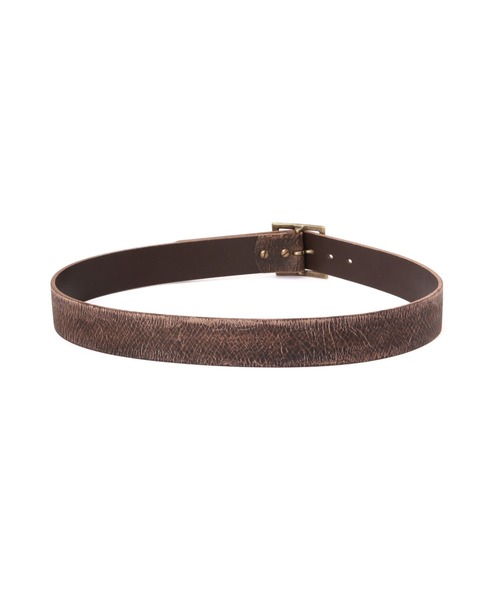 AVIREX（アヴィレックス）の「CRACK LEATHER BELT / クラックレザーベルト / AVIREX / アヴィレックス（ベルト・メンズ・ブラウン/ブラック・L/M）」の8枚目の写真