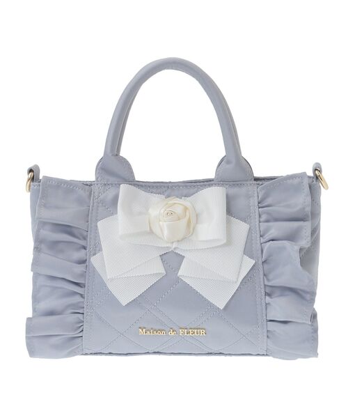 ローズ2Wayキルティングミニトートバッグ（トートバッグ）｜Maison de