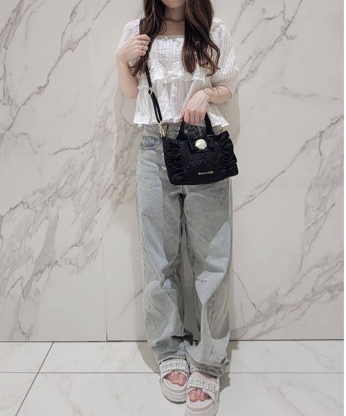 セール】ローズ2Wayキルティングミニトートバッグ（トートバッグ