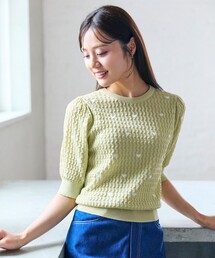 心 ハート 柄」に該当するニット/セーターファッション通販