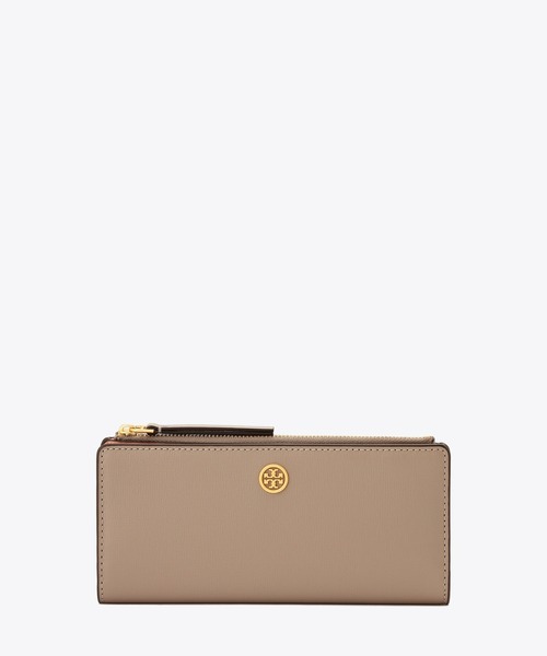 国内*TORY BURCH*ロビンソン ペブルド ジップ スリム ウォレット セール】ロビンソン ジップ スリム ウォレット（財布）｜TORY