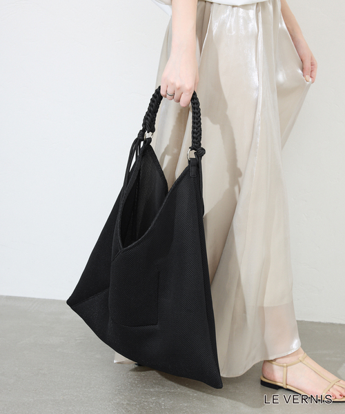 LE VERNIS(ル・ベルニ)の「《WEB限定/追加》LE VERNIS パラコードハンドルメッシュバック 235-211505(ショルダーバッグ・レディース・ブラック/ブラウン・FREE)」の6枚目の写真