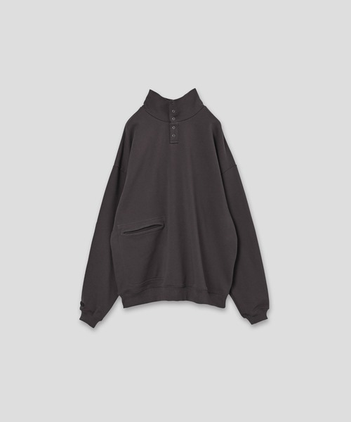 KELEN MENS / ケレン メンズ」2WAY HIGH NECK PILE SWEAT