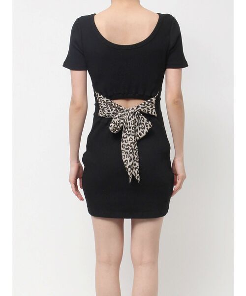 セール】BACKリボン クルーネック ワンピース（ワンピース）｜GYDA