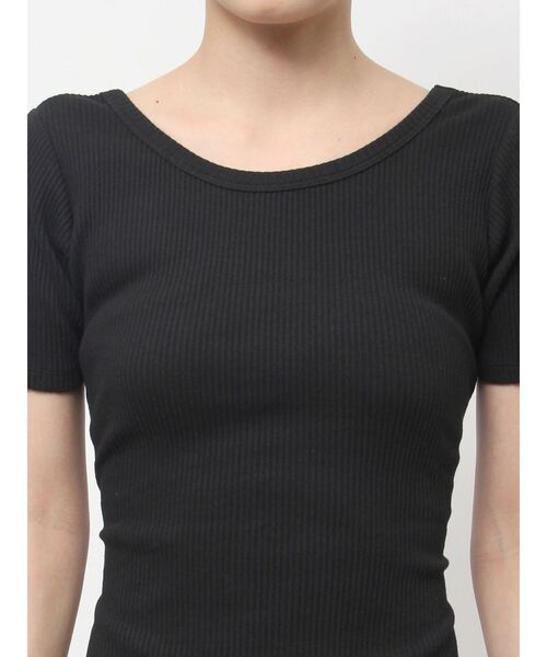 GYDA（ジェイダ）の「BACKリボン クルーネック ワンピース（ワンピース・レディース・ブラック/アイボリー・FREE）」の15枚目の写真