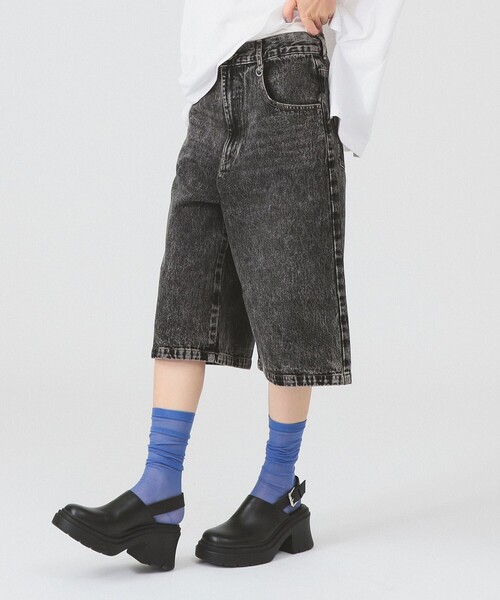 Ray BEAMS（レイビームス）の「デニム ハーフ パンツ（その他パンツ・レディース・ブラック/ブルー系その他4・0/1）」の13枚目の写真