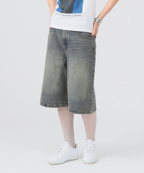 Ray BEAMS（レイビームス）の「デニム ハーフ パンツ（その他パンツ・レディース・ブラック/ブルー系その他4・0/1）」の16枚目の写真