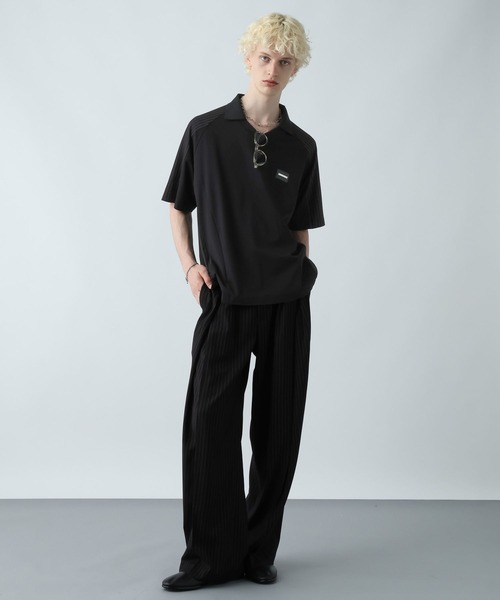 HARE（ハレ）の「シルバーパーツゲームシャツ(HARE)（Tシャツ/カットソー・メンズ・ホワイト/ブラック/ピンク・FREE）」の7枚目の写真