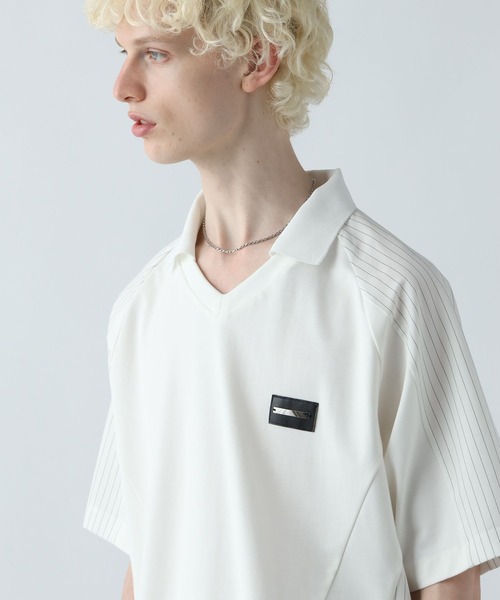 HARE（ハレ）の「シルバーパーツゲームシャツ(HARE)（Tシャツ/カットソー・メンズ・ホワイト/ブラック/ピンク・FREE）」の11枚目の写真