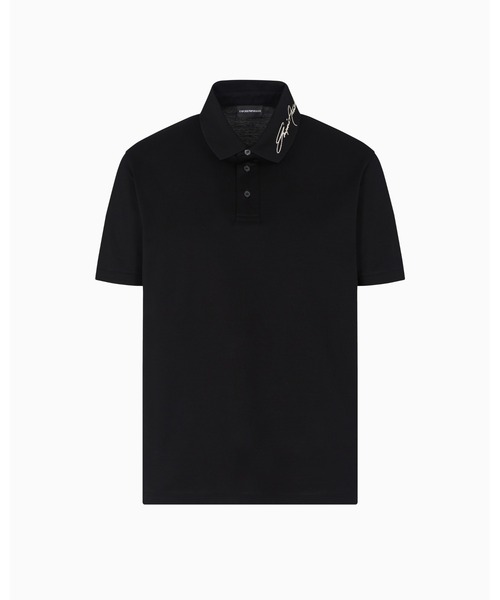 セール】【エンポリオ アルマーニ】ポロシャツ ピケ シグネチャーロゴ