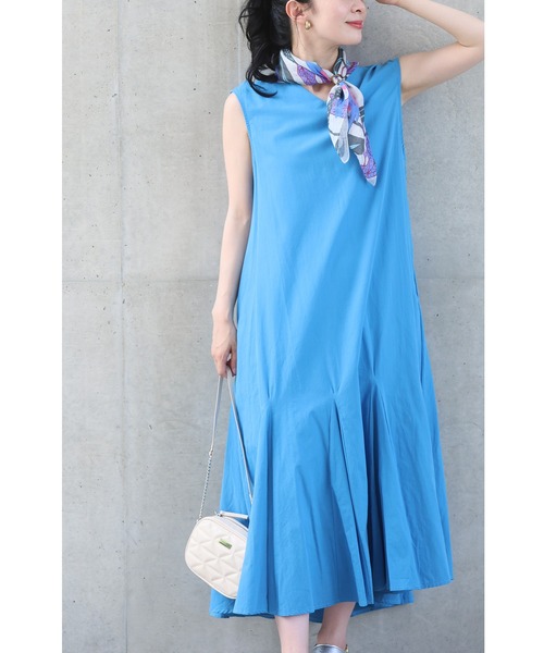 cawaii（カワイイ）の「大人の遊び心 夏カラーワンピース（ワンピース・レディース・グリーン/ピンク/ブルー/イエロー/レッド・FREE）」の2枚目の写真