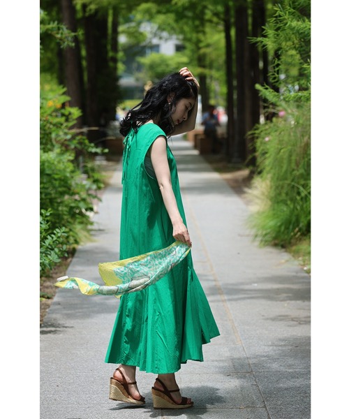 cawaii（カワイイ）の「大人の遊び心 夏カラーワンピース（ワンピース・レディース・グリーン/ピンク/ブルー/イエロー/レッド・FREE）」の7枚目の写真