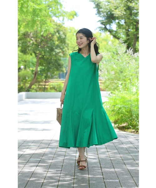 cawaii（カワイイ）の「大人の遊び心 夏カラーワンピース（ワンピース・レディース・グリーン/ピンク/ブルー/イエロー/レッド・FREE）」の10枚目の写真