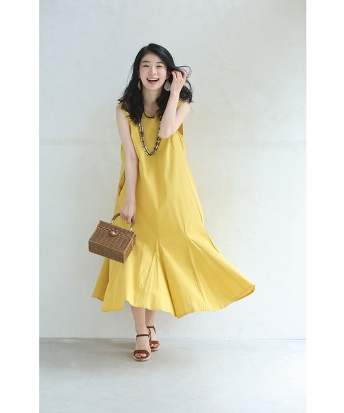 cawaii（カワイイ）の「大人の遊び心 夏カラーワンピース（ワンピース・レディース・グリーン/ピンク/ブルー/イエロー/レッド・FREE）」の13枚目の写真