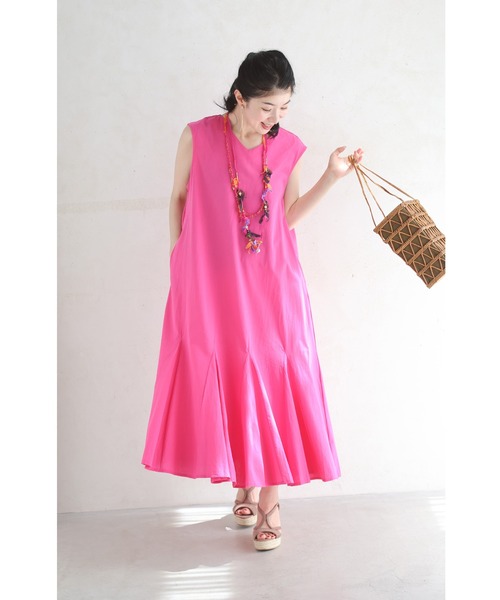 cawaii（カワイイ）の「大人の遊び心 夏カラーワンピース（ワンピース・レディース・グリーン/ピンク/ブルー/イエロー/レッド・FREE）」の21枚目の写真