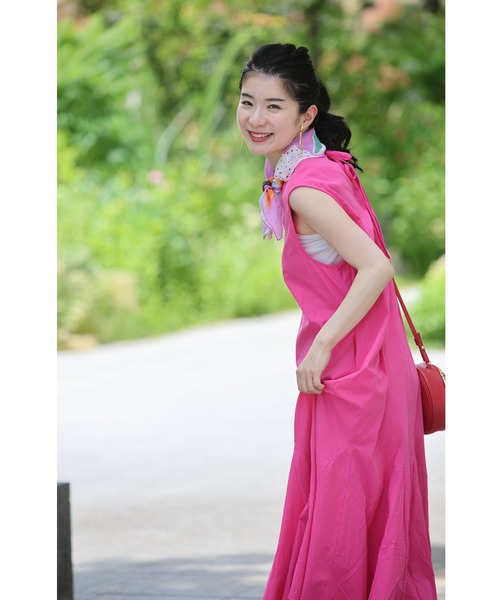 cawaii（カワイイ）の「大人の遊び心 夏カラーワンピース（ワンピース・レディース・グリーン/ピンク/ブルー/イエロー/レッド・FREE）」の22枚目の写真