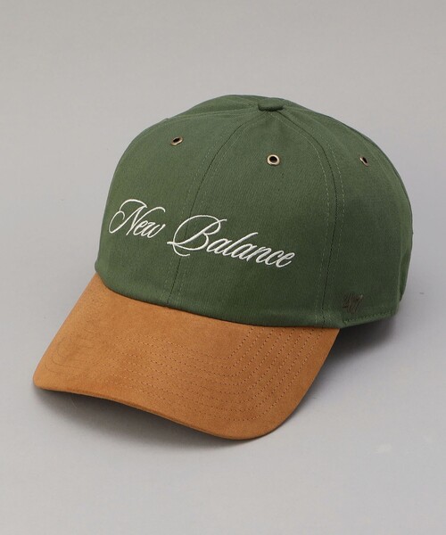 balanceweardesignスエード調キャップ2個バランスウェアデザイン New barance（ニューバランス）キャンバス＆スウェードキャップ