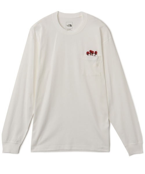 THE NORTH FACE L/S FD Flower Logo Tee / ザ・ノース・フェイス