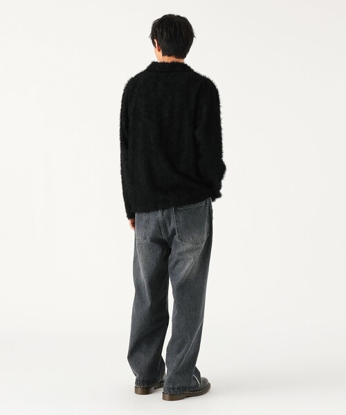 BEAMS（ビームス）の「リラックスフィット フリンジ シャツ（シャツ/ブラウス・メンズ・ベージュ系その他/ブラック・S/M/L/XL）」の10枚目の写真