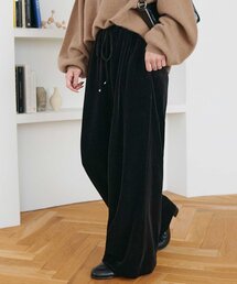 DISCOAT | 【ご好評につきサイズ追加決定!】ベロアワイドパンツ(その他パンツ)