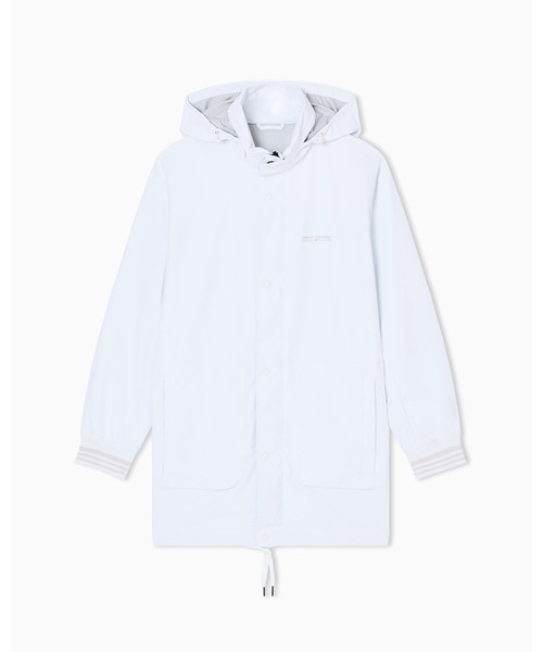 ARMANI EXCHANGE(アルマーニエクスチェンジ)の「【A|X アルマーニ エクスチェンジ】ラミネーテッドナイロン ストライプドカフ コート(モッズコート・メンズ・オフホワイト・X-SMALL/LARGE/MEDIUM/SMALL/X-LARGE)」の5枚目の写真