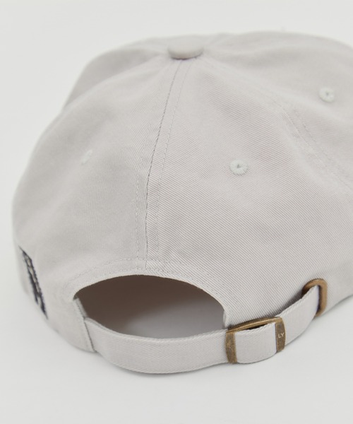 LY（エルワイ）の「【LY/エルワイ】《STUDIOUS別注》Washed Garabato cap & Vintage Pin Set/ウォッシュドガラバトキャップ/ヴィンテージ加工（キャップ・レディース・ライトグレー/グリーン/ブラック・FREE）」の6枚目の写真