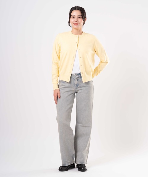 Levi's(リーバイス)の「Levi's/リーバイス スーパーソフト クルーネックカーディガン(カーディガン/ボレロ・レディース・イエロー・M/S/XS)」の5枚目の写真