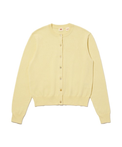 Levi's(リーバイス)の「Levi's/リーバイス スーパーソフト クルーネックカーディガン(カーディガン/ボレロ・レディース・イエロー・M/S/XS)」の8枚目の写真