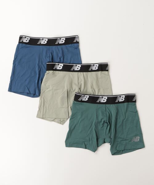 NEW BALANCE（ニューバランス）の「メッシュボクサー 5インチ前閉じ3P（トランクス・メンズ・グリーン系その他/ブルー系その他・SMALL/MEDIUM/LARGE/X-LARGE）」の3枚目の写真