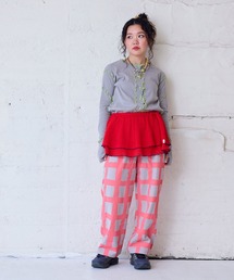 その他パンツ（ピンク/桃色系・クロップド・半端丈