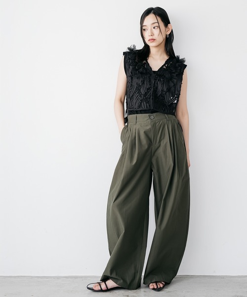 セール】コードレースショートベスト（ベスト）｜mili an deni