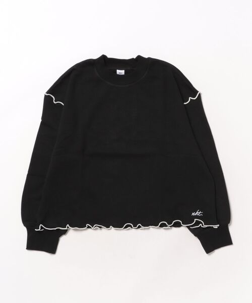 NHT（エヌエイチティー）の「エヌエイチティー メロー　トレーナー（スウェット・キッズ・ラベンダー/アイボリー/ブラック・110cm/120cm/130cm/140cm/150cm/160cm）」の15枚目の写真