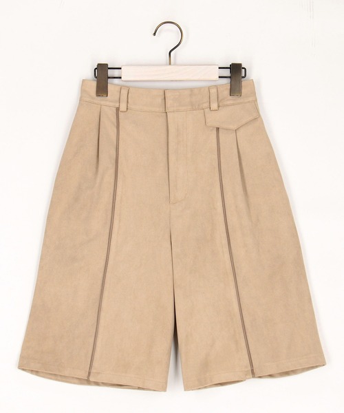 NICOLE CLUB（ニコル　クラブ）の「パイピングハーフパンツ（その他パンツ・レディース・チャコール/ベージュ/キャメル・MEDIUM）」の9枚目の写真